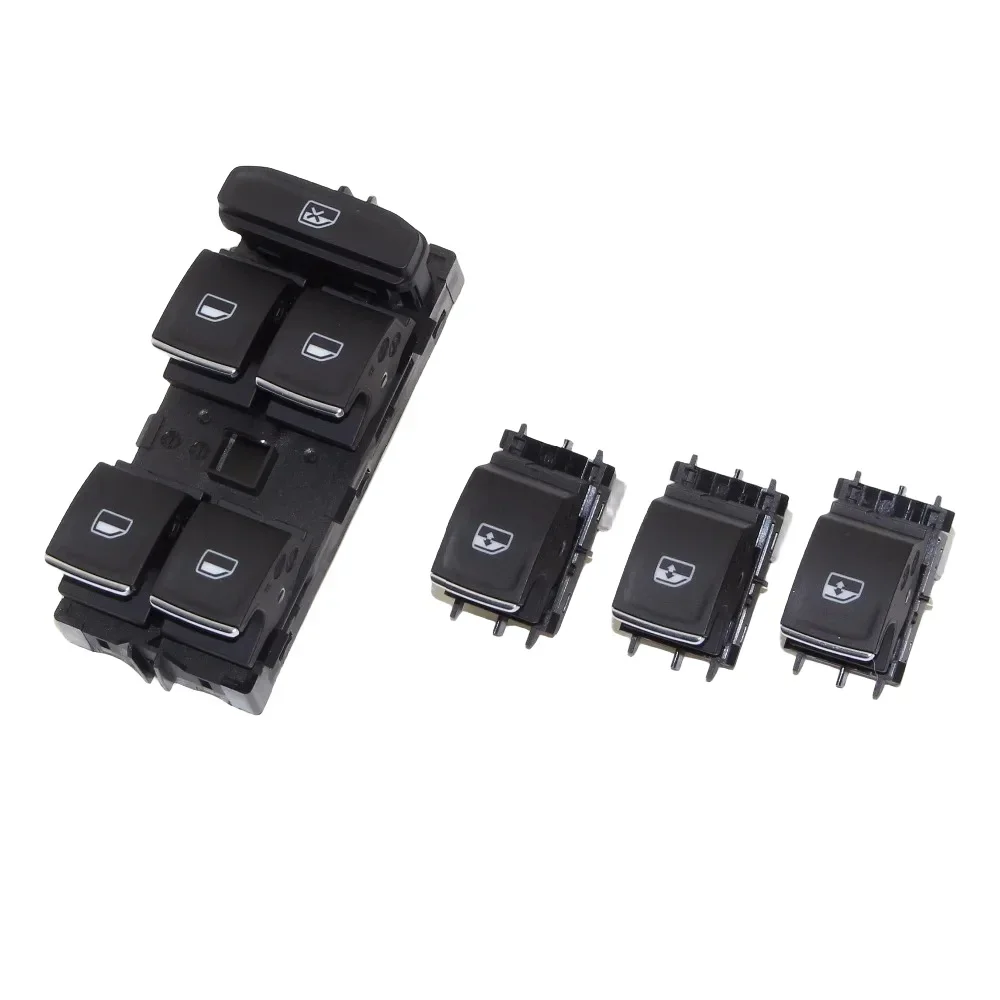 4PCS OEM Interior Driver & Passenger Window Switch For VW Golf Gti R MKVII MK7 5G0959855A 5G0 959 857 A 5GG959855A 5GG 959 855 A