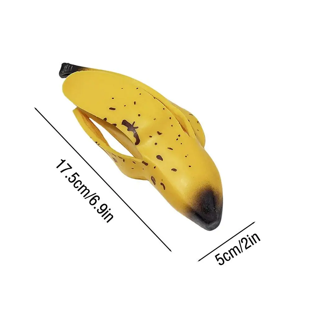 Fidget Toy - 스트레스 해소 및 불안을 위한 귀여운 바나나 감각 스퀴즈, 천천히 오르는 신축성 있는 손 장난감 선물
