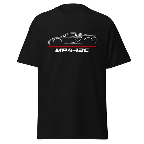 Camiseta premium para fanáticos del automóvil McLarens MP4-12C Regalo de Navidad -