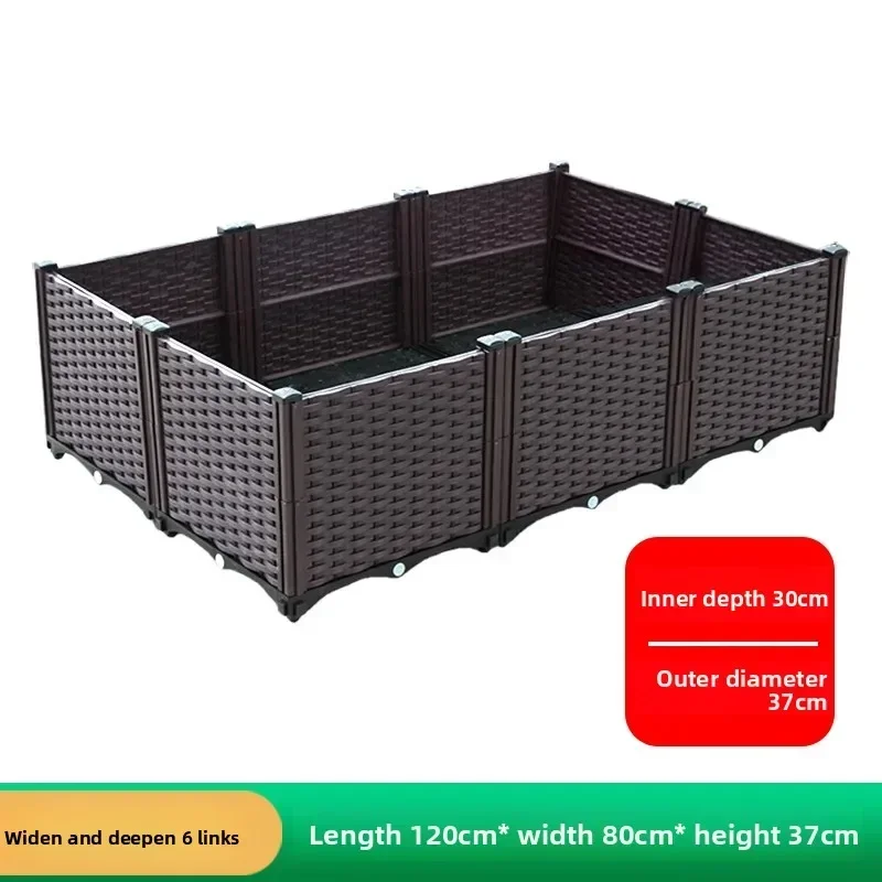 

Oversized Thickened Plastic Balcony Veggie Planter Trough for Gardening Outdoor Wholesale