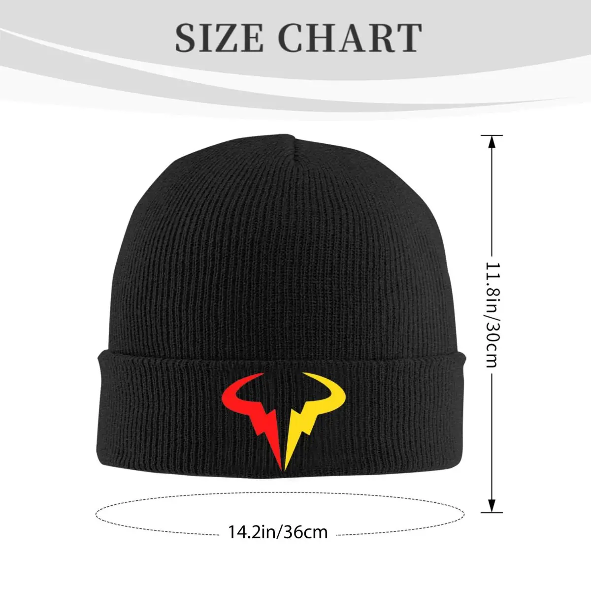 Popular Rafael Nadal RN Rafa Tennis Player Beanie Hats Retro Caps Men Women Kpop Knitted Hat Autumn Winter Warm Beanie Hat