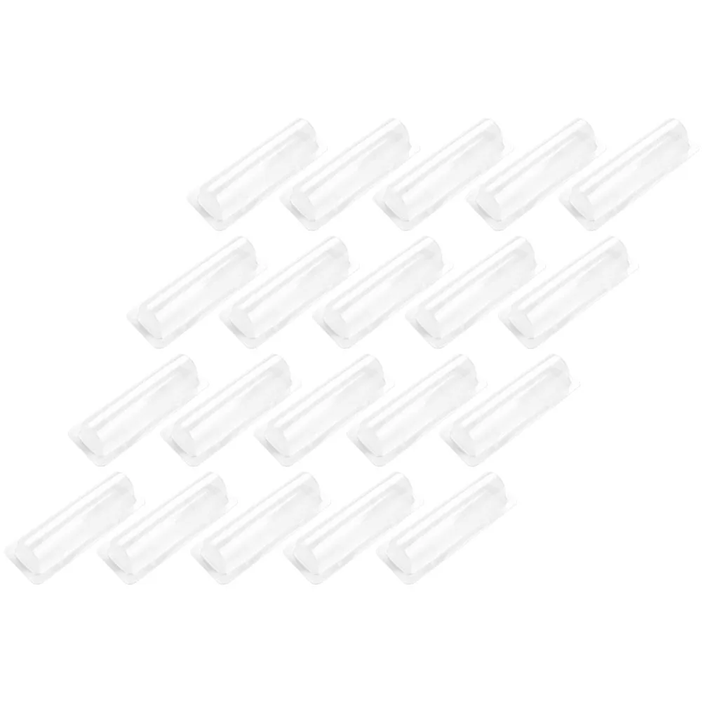 

60pcs Transparent Plastic Lipstick Blister Boxes Adhesive DIY Crafts Clear Pouches Money Holders Cash Containers Storage