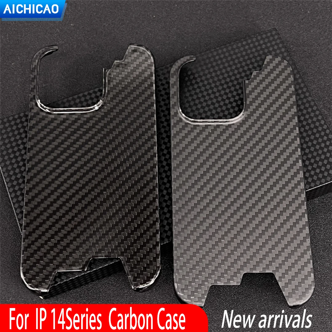 ACC-Real Forged Carbon Fiber Case for iPhone, 12, 13, 14, 14Plus Cover, Slim, Strongest, Durable, SnUgly, 13, 14Pro, 14Pro Max