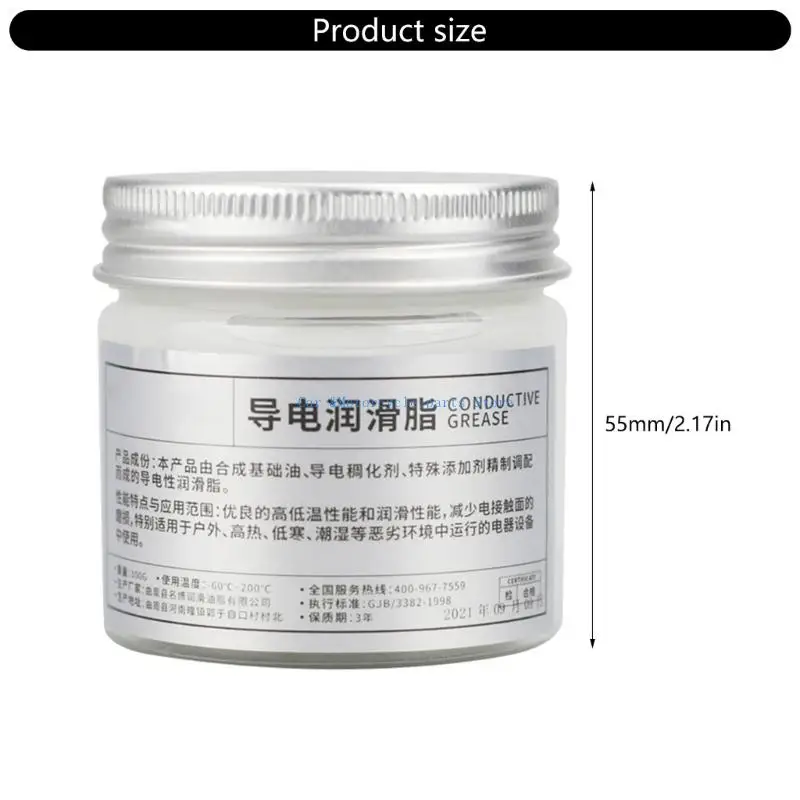 Y9UC 100G niet -corrosieve formule Multiuste elektrisch vet verbetert geleidbaarheid voor Automotive Sockets Home Appliance