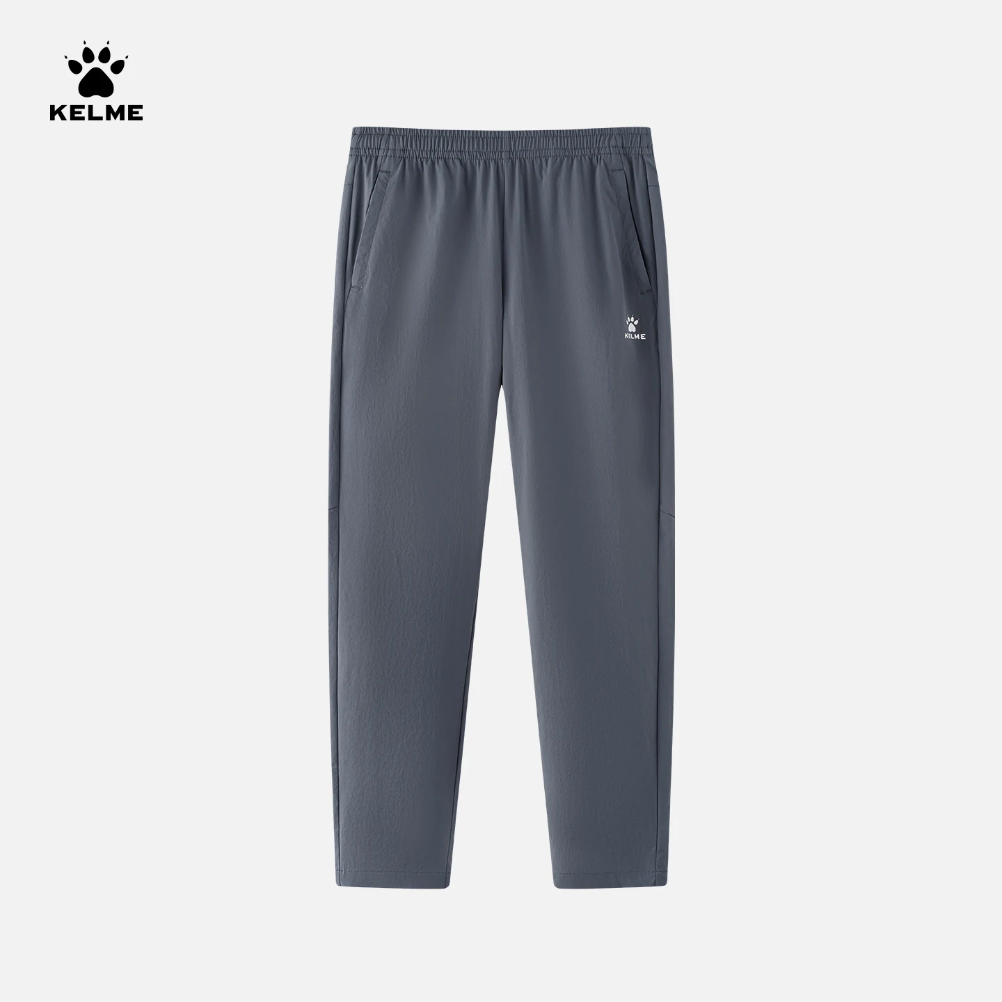 Kelme الرجال السراويل الرياضية التجفيف السريع الخريف السراويل المنسوجة التدريب سراويل تقليدية المشي لمسافات طويلة في الهواء الطلق تشغيل السراويل