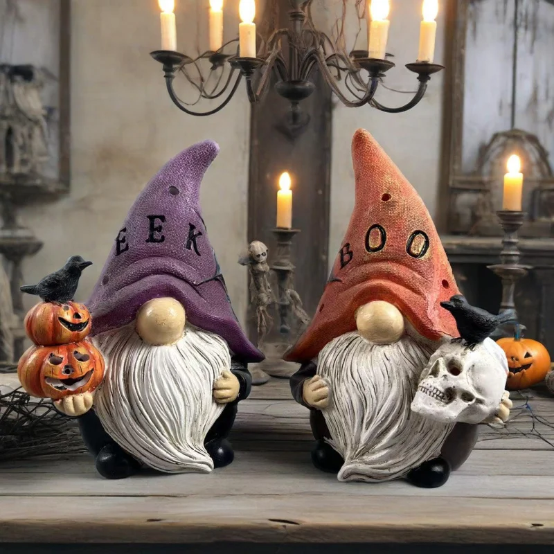 

Halloween Decor Conjure Atmosphere Resin Art Miniature Sculpture Decoration Holiday Party Home Decoration Home Aesthetic