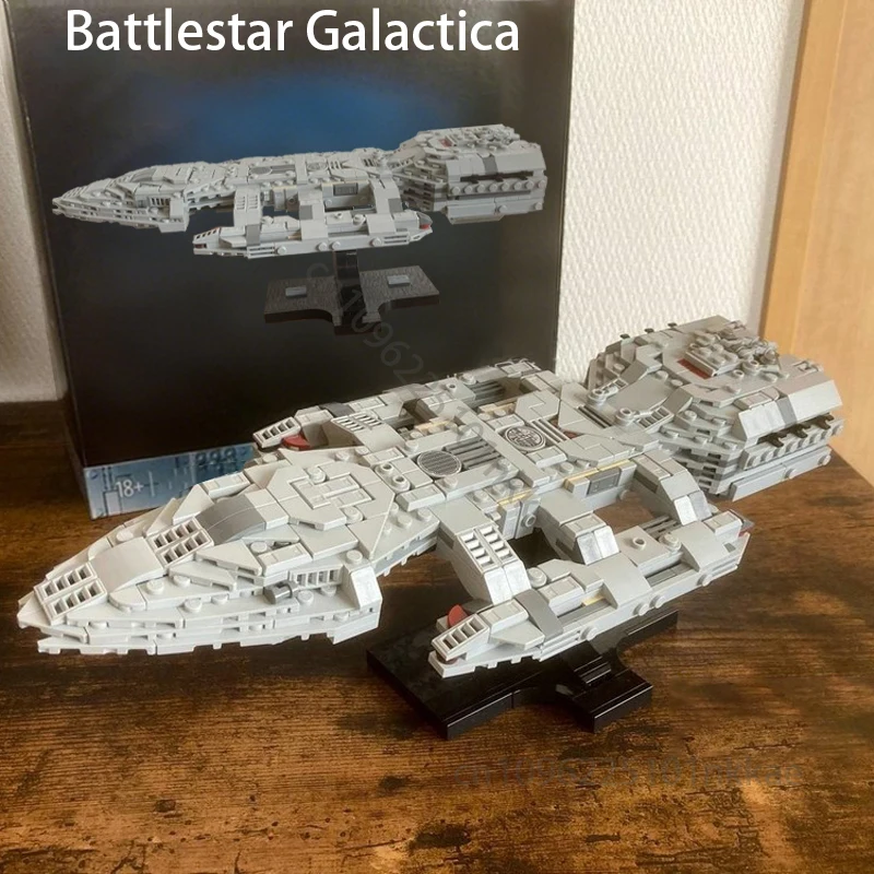 

НОВЫЕ Battlestar Galactica Space Военные строительные блоки DIY Творческие идеи Космический корабль Боевая модель Кирпич Детская игрушка Подарок на день рождения