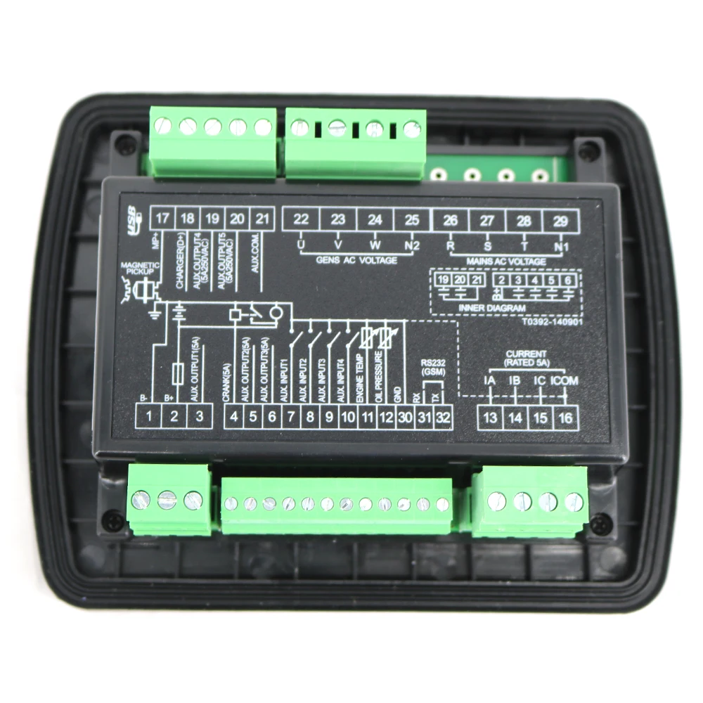 ตัวควบคุมเครื่องกําเนิดไฟฟ้าอัตโนมัติดีเซล LXC3110 การเปลี่ยน DSE3110 DSE3120