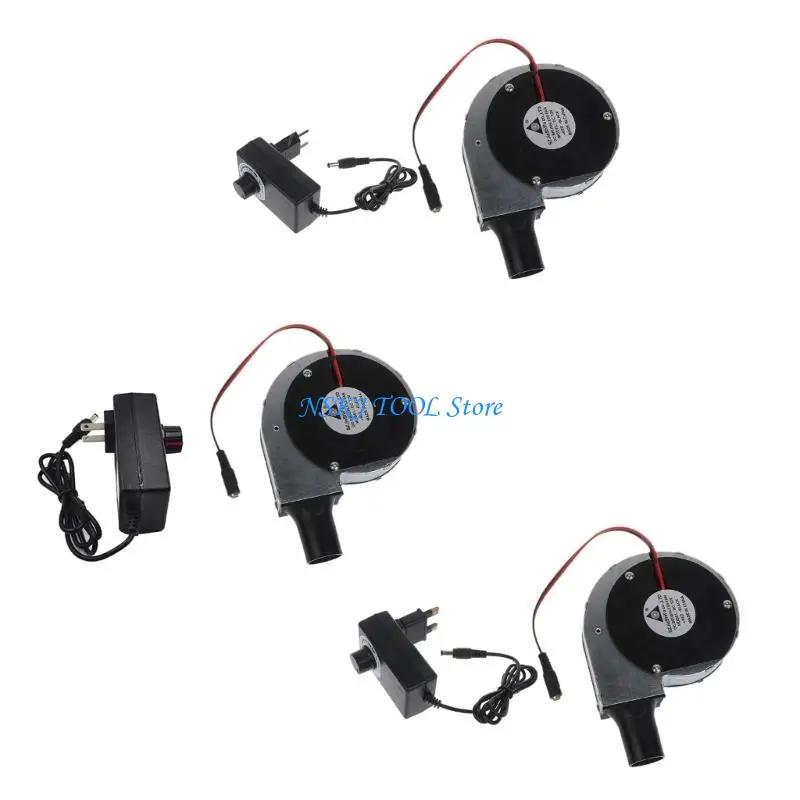 L8RC تنظيم السرعة المنفاخ 12 فولت مشوهة الخشب موقد خارجي في الهواء الطلق محمول مع الهواء الجمع الذي يجمع الولايات الأوروبي قابس #4