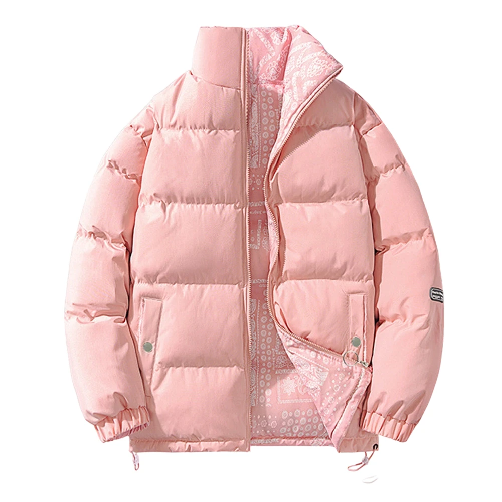 Casual Daily Wear Black Mens Reversible Coat Thickened Plus Size Parka Casual Parka Thickened Lining Regular Length