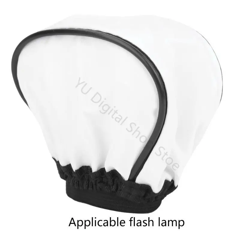 96BA 2-teilige faltbare Mini-Bounce-Diffusor-Portrait-Softbox für Blitz-Speedlites – Detail 6