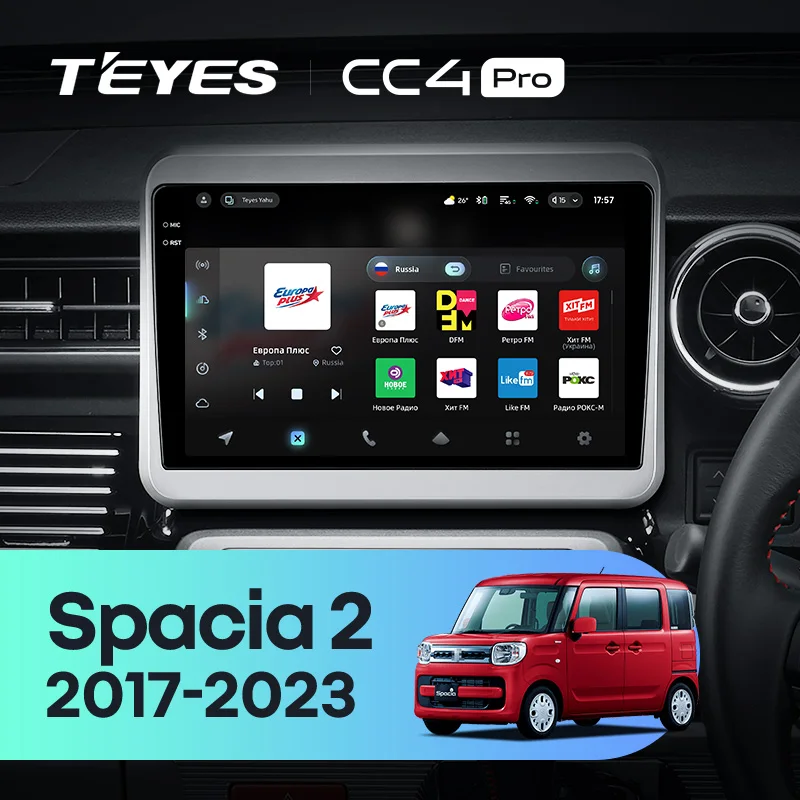 TEYES CC4 PRO For Suzuki Spacia 2 II 2017 - 2023 CarPlay Android Auto 2DIN Autoradio Radio Multimedia Stereo