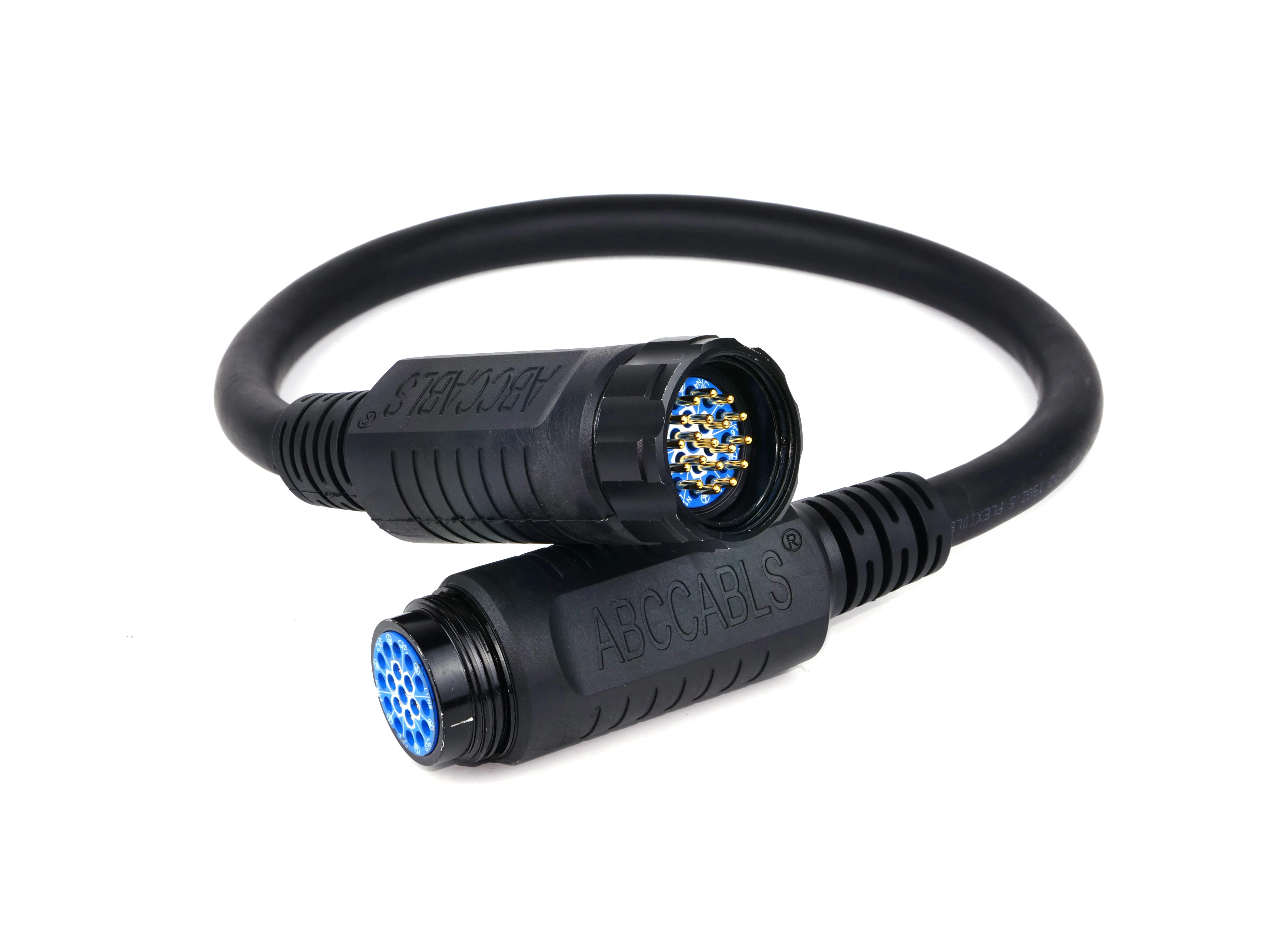 19-core Male-to-female PVC Jacketed Braid Shielded Extension Cord (3x2.5mm) for Stage Power Supply