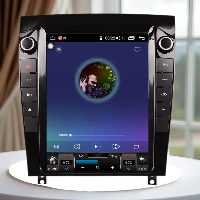 

Car Radio With Vertical screen Video Bluetooth 2 Din Stereo Automotive Multimedia Players Carplay For Jaguar F-TYPE 2013-2020