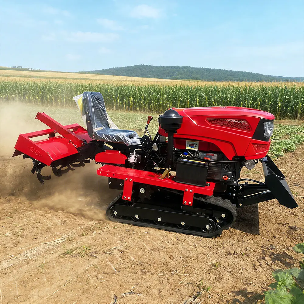 

25HP-180HP Mini Diesel Agricultural Tractor Farm Cultivators with Rotary Tiller Agriculture Tilling Equipment Factory Price