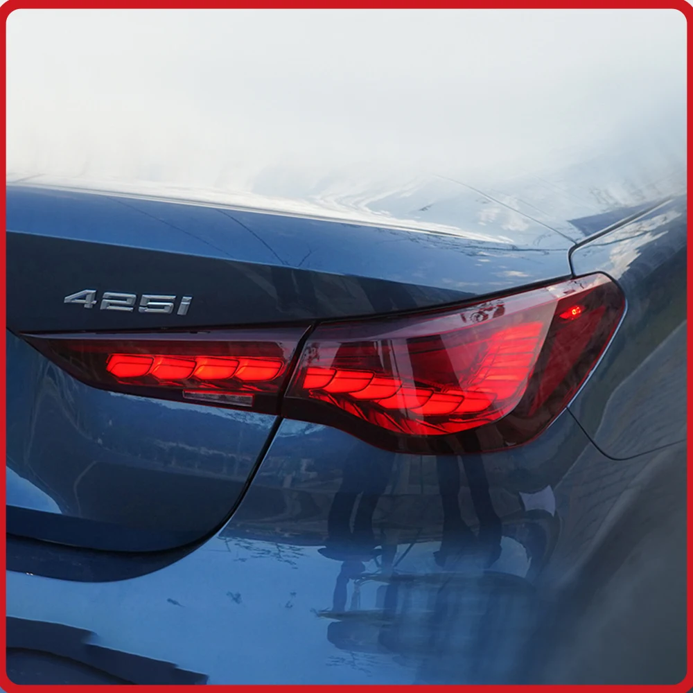 

Для BMW 4 серии G22 2021-2024: Обновленные задние фонари в сборе, светодиодные динамические указатели поворота с эффектом запуска, стиль «Драконья чешуя»