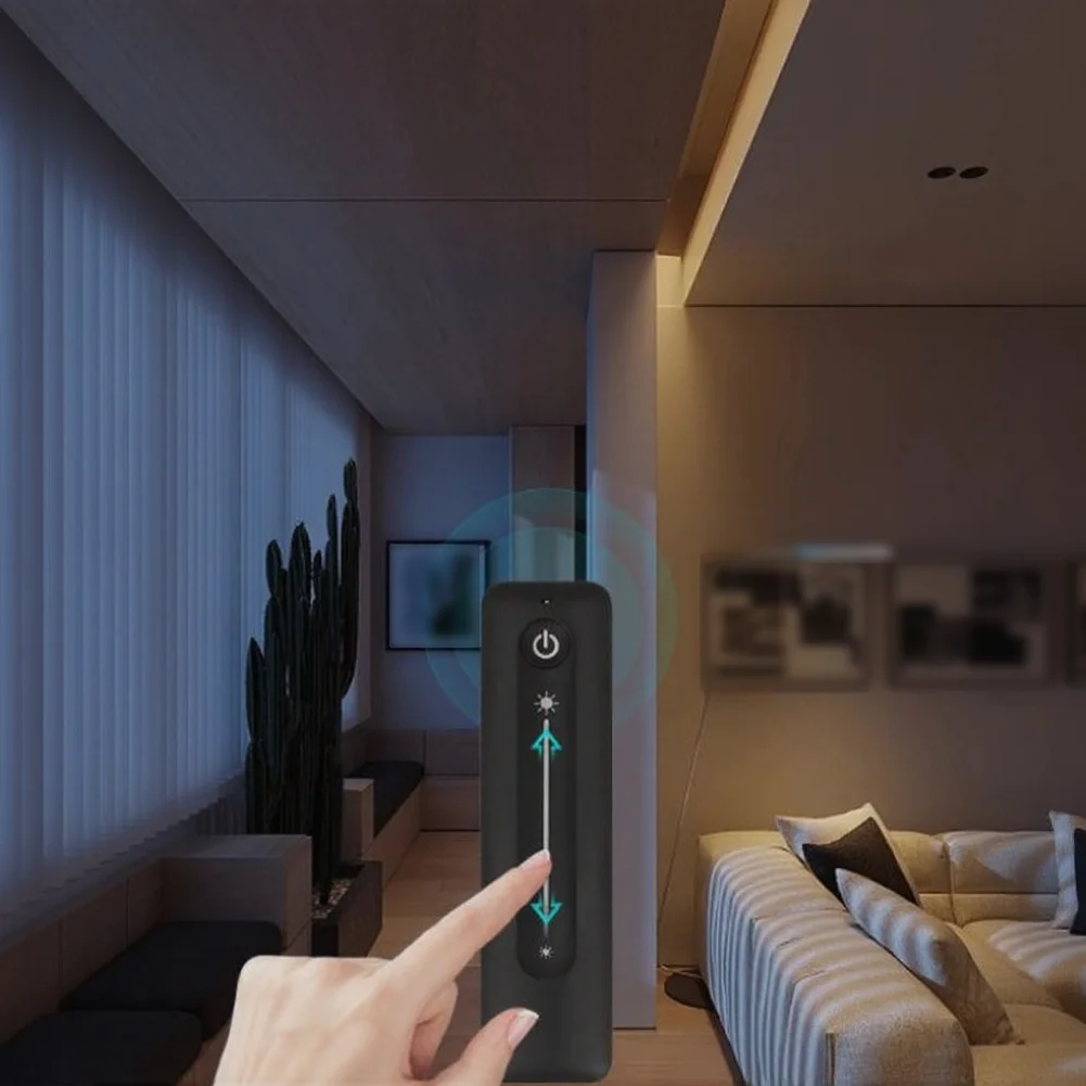 1PCS Dimming Controller With Magnets RF2.4G Touch Button Monochrome LED Light With Monochrome Dimmer Abs Power Tool Parts
