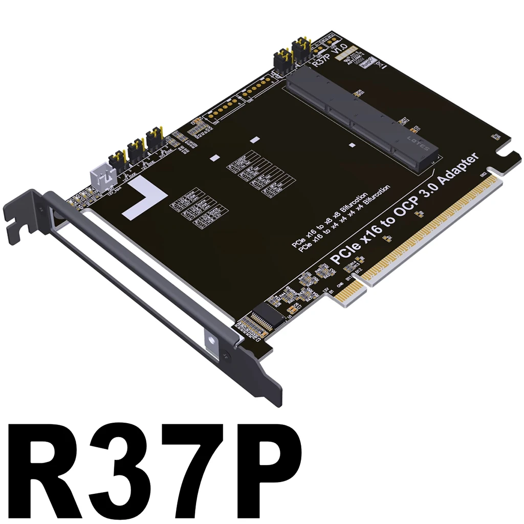 

ADT PCIe 4.0 x16 to Gen-Z 4C+/SFF-TA-1002 Adapter Card OCP NIC3.0 High Performance External PCIe x16 Bifurcation Expansion Card