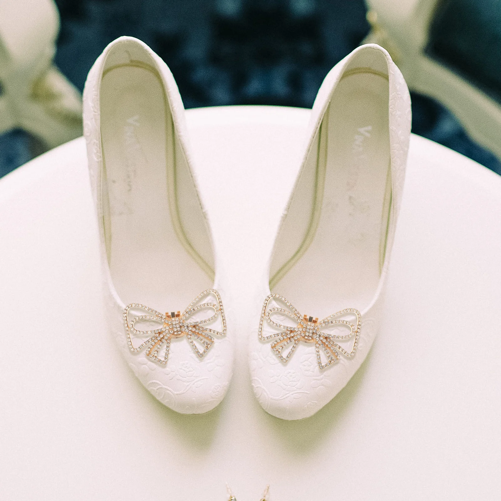 High Heels Flower Clips Detachable Bow Fashionable Jewelry for Bride Elegant Shoe Accessories Sparkling for Shoe