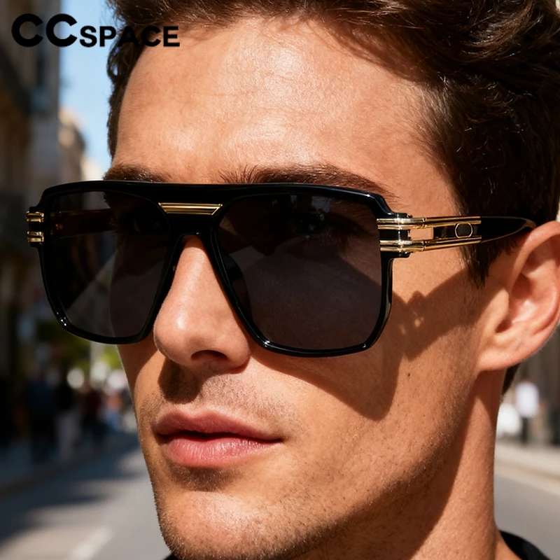 New Fashion Brand Designer Sunglasses Men Vintage Square Black Shades Women Luxury Outdoor Driving Men Fancy Glasses