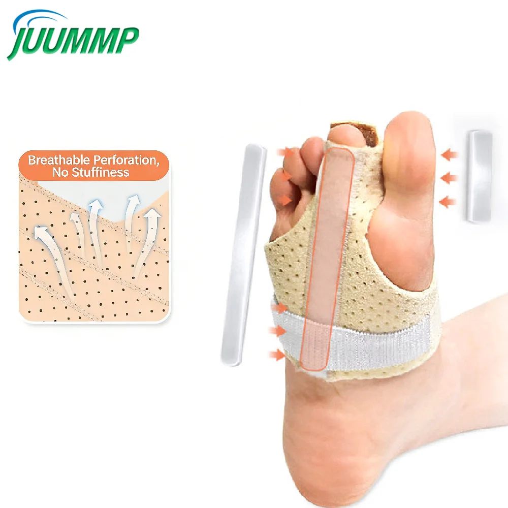 Adjustable Foot Compression Wrap, Hammer Toe Straightener Corrector for Metatarsalgia and Various Toe Deformity Pain Relief