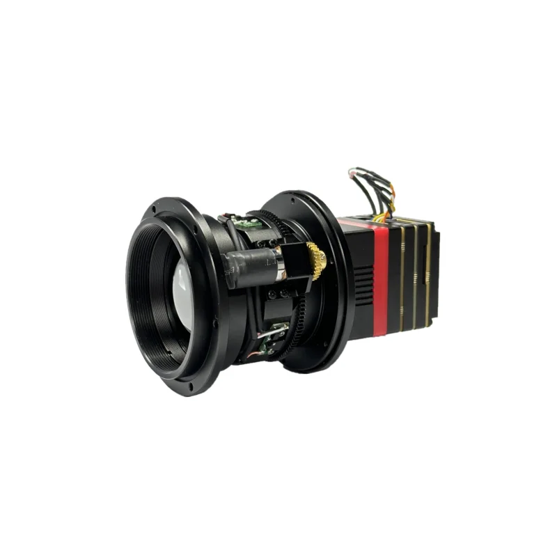 Vanadium Oxide Uncooled Infrared Detector 384*288 50mm Motorized Focusing Thermal Imaging Lens