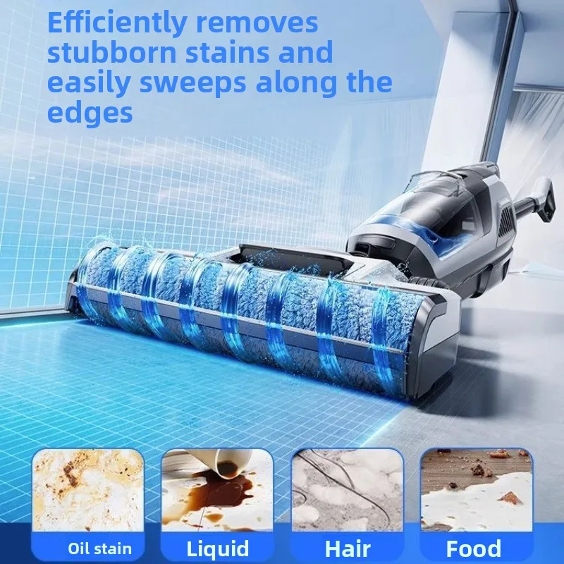Household wireless sweeping mopping dust removal automatic cleaning three-in-one electric mop