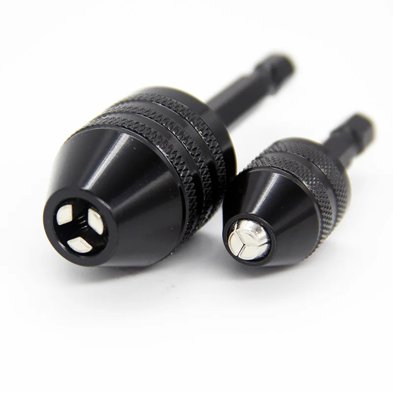 Bohrfutter Keyless Schraubendreher Schlagschrauber Adapter Elektrische Micro Motor Klemme Mini Chuck Fixture Hex Schaft Bohrer Bits Adapter – Detail 4