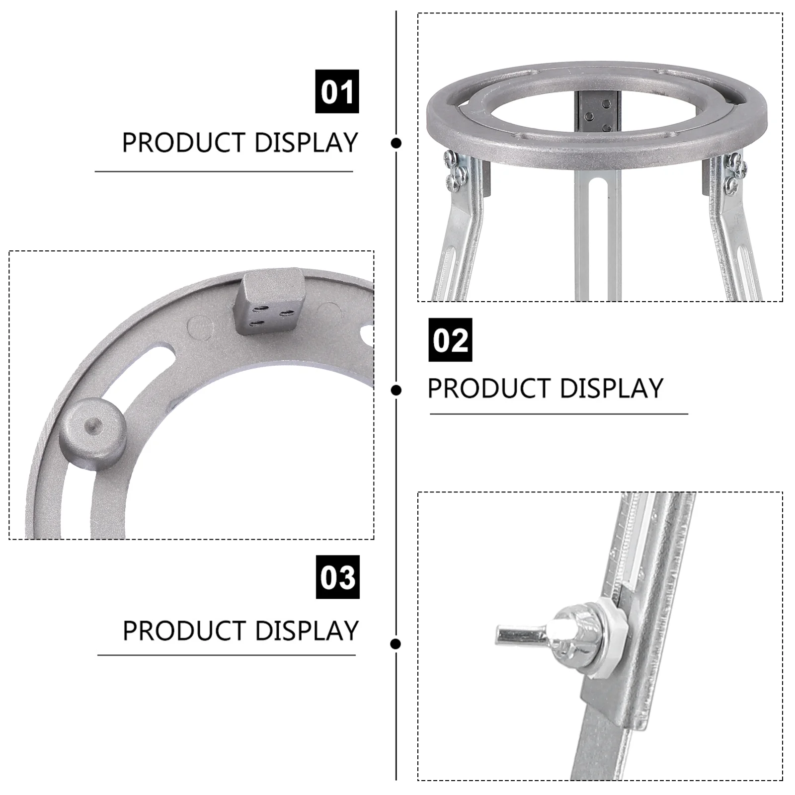 Adjustable Laboratory Tripod Alcohol Lamp Holder Heating Support Stand