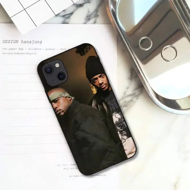 Rapper M-Mobb-Deeps Telefoon Case Voor iPhone 11 12 Mini 13 Pro XS Max X 8 7 6 s Plus 5 SE XR Shell