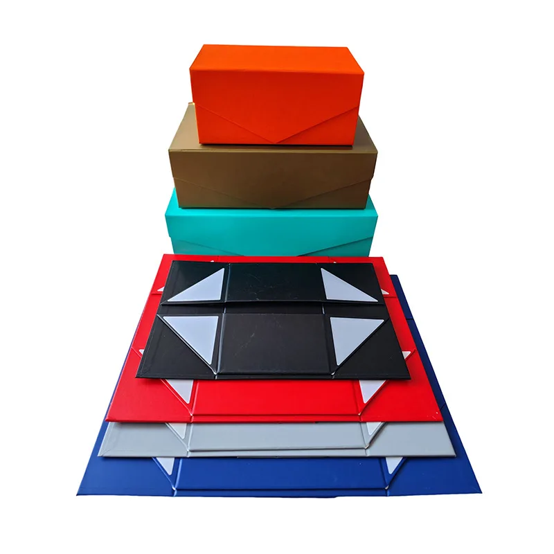 

20Pcs/Lot Colorful Folding Gift Box Wholesale Colorful Flip Folding Gift Box Packaging Paper Box Wholesale