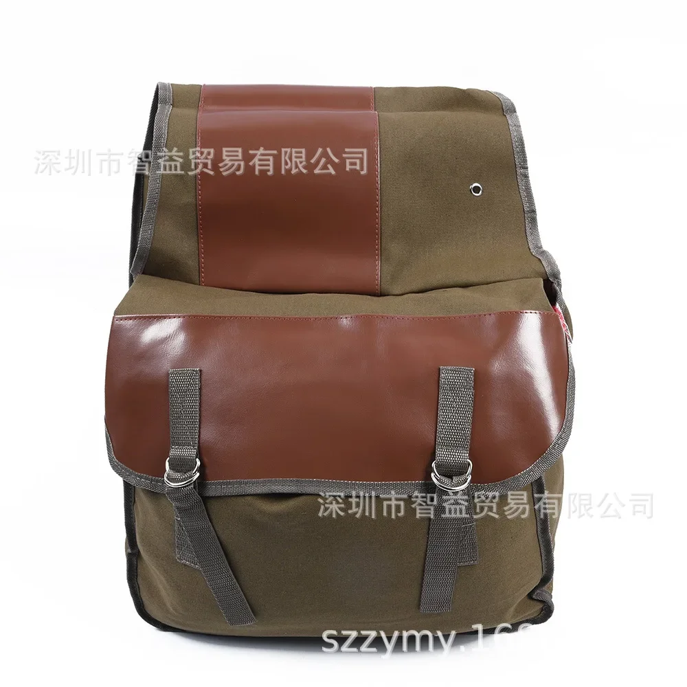 Amazon Hot Selling Motorcycle Bicycle Universal Cycling Bag Canvas Saddle Rear Seat Saddle Tool Shoulder