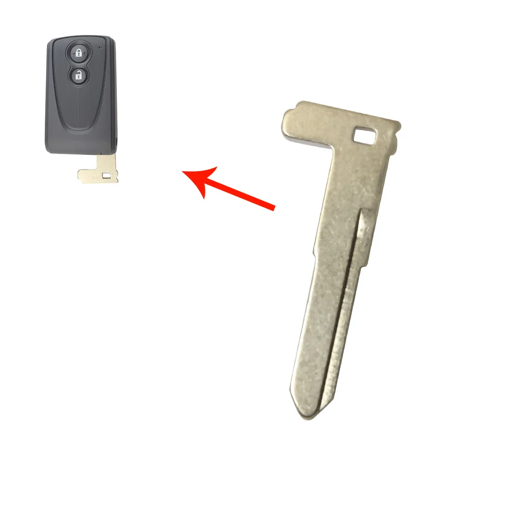5PC Car Key Blank Uncut car key blank blade Emergency for Toyota, Daihatsu, Subaru Smart Keyblade