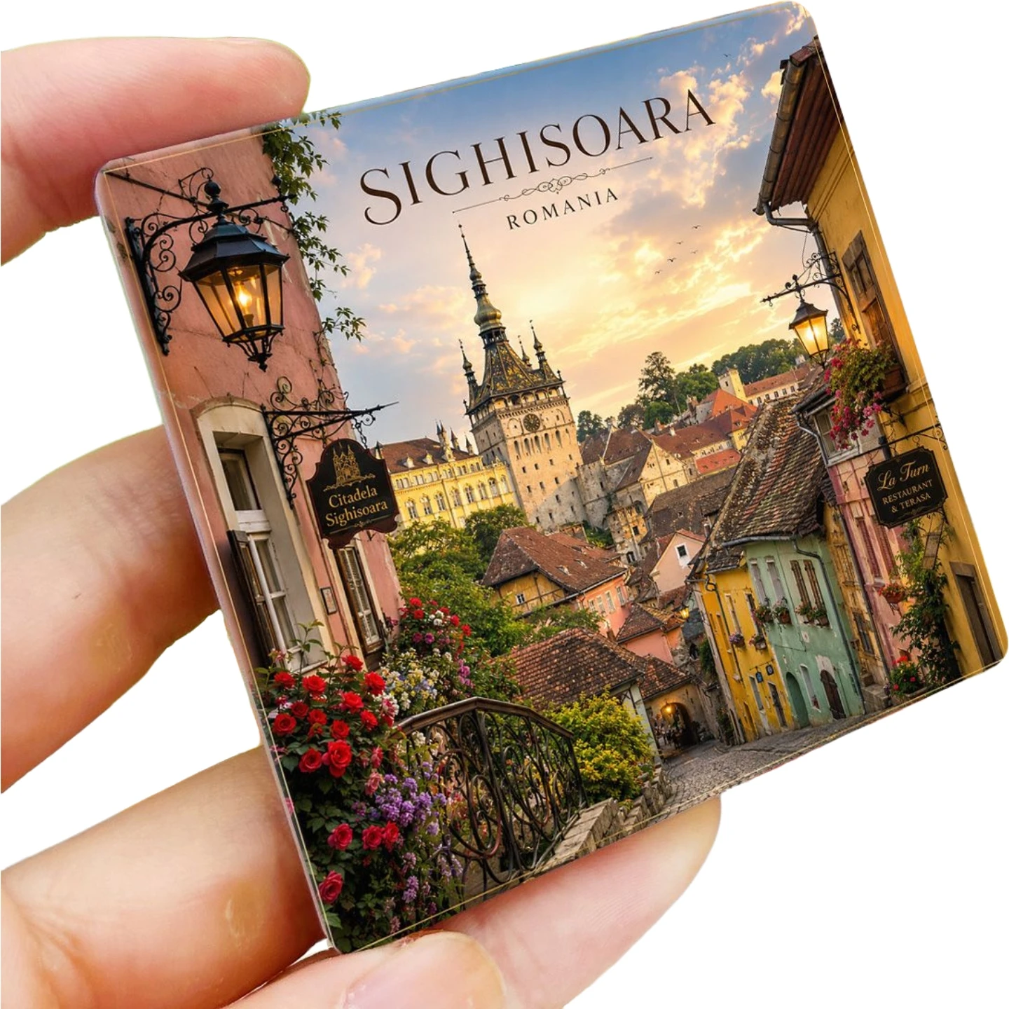 Europe Romania Ceramic Fridge Magnets Tourist Souvenirs Decoration Articles Handicraft