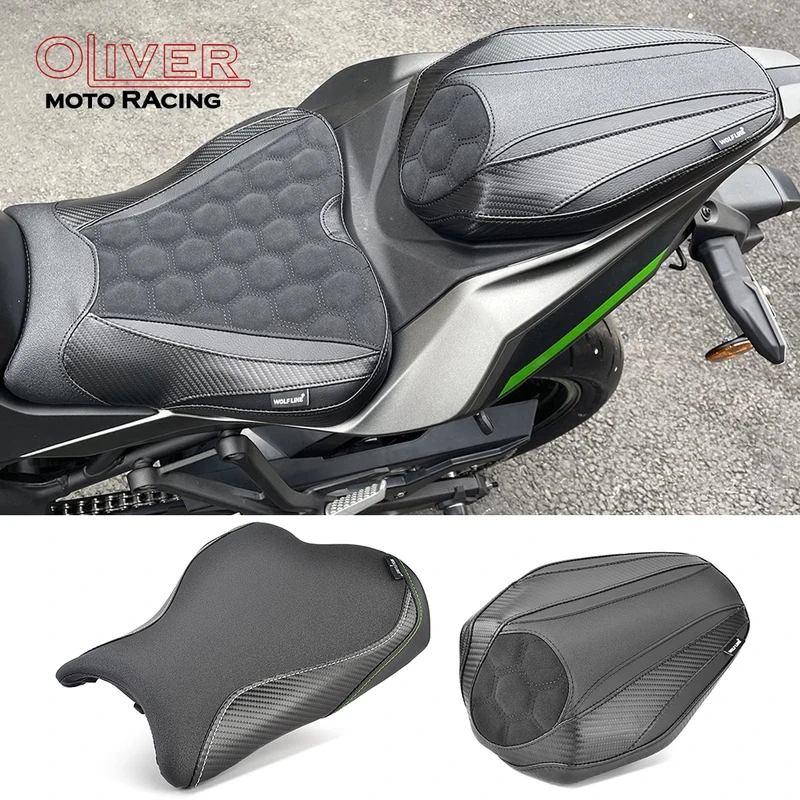 For ZX-4R ZX-4RR Front Rider Rear Seat Cushion For Kawasaki ZX4R ZX4RR Driver Passenger Seat Motorcycle 2023-2024 view 3