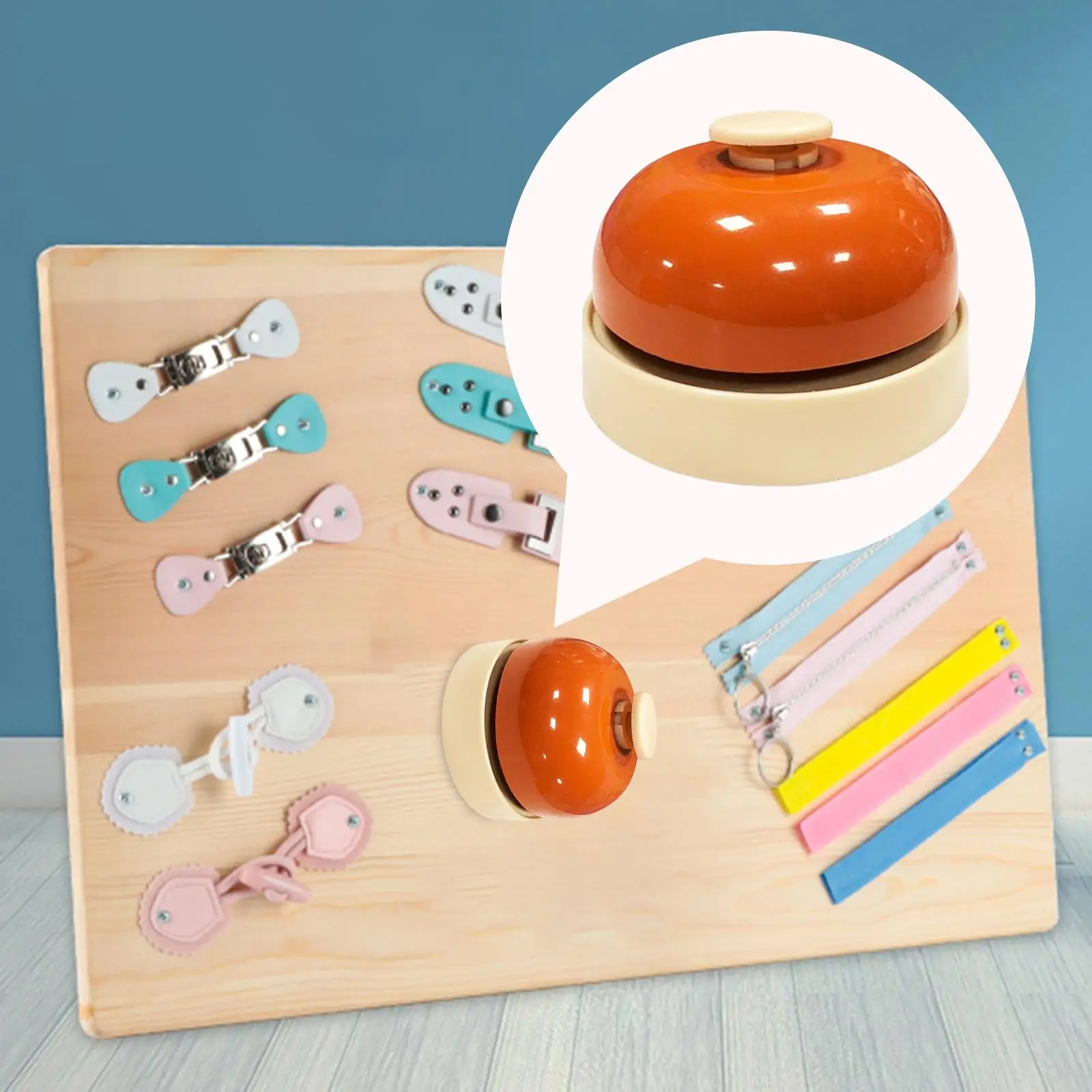 Jouet Montessori Busy Board, accessoires de bricolage, cloche, jeu de nition Leone, jouet de compétence d'apprentissage