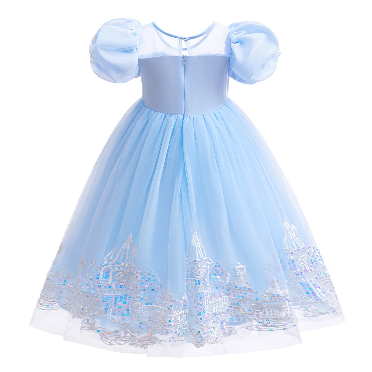 Kids Girls 2024 Elegant Luxury Dresses Disney Frozen Elsa Dress For Child Girl Ceremony Sequin Bluey Queen Party Princess Dress