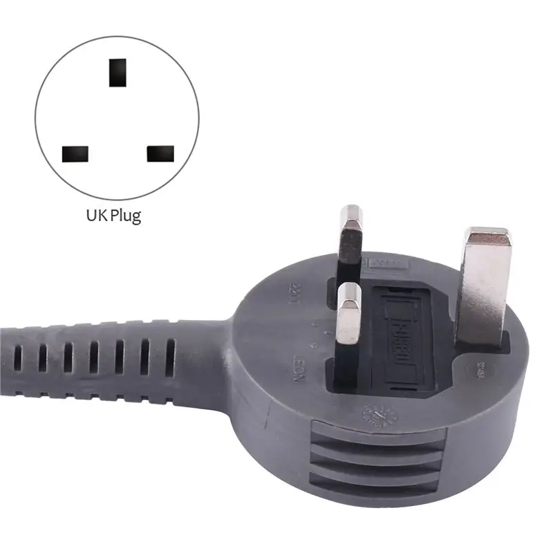 [B25B!】 For Dyson Hair Dryer Universal Replacement Parts Accessories HD01/02/03/04/07/08/15 1.8M Power Cord UK Plug