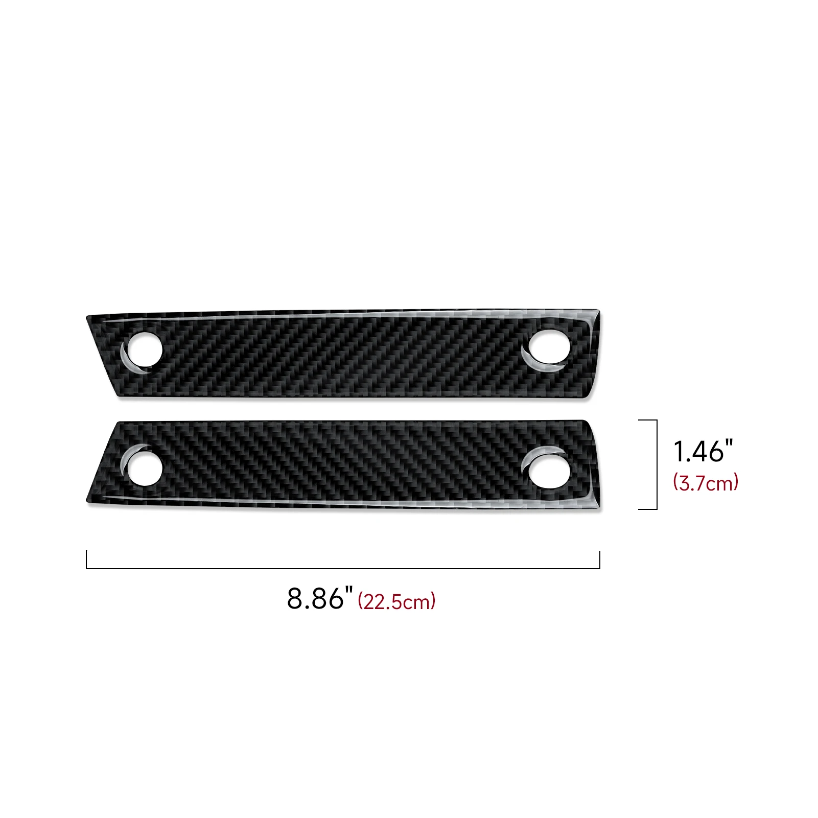 For Alfa Romeo Brera Spider (2005-2011) Accessories, Car Armrest Decorative Strips Protect Panel, Carbon Fiber Interior Sticker