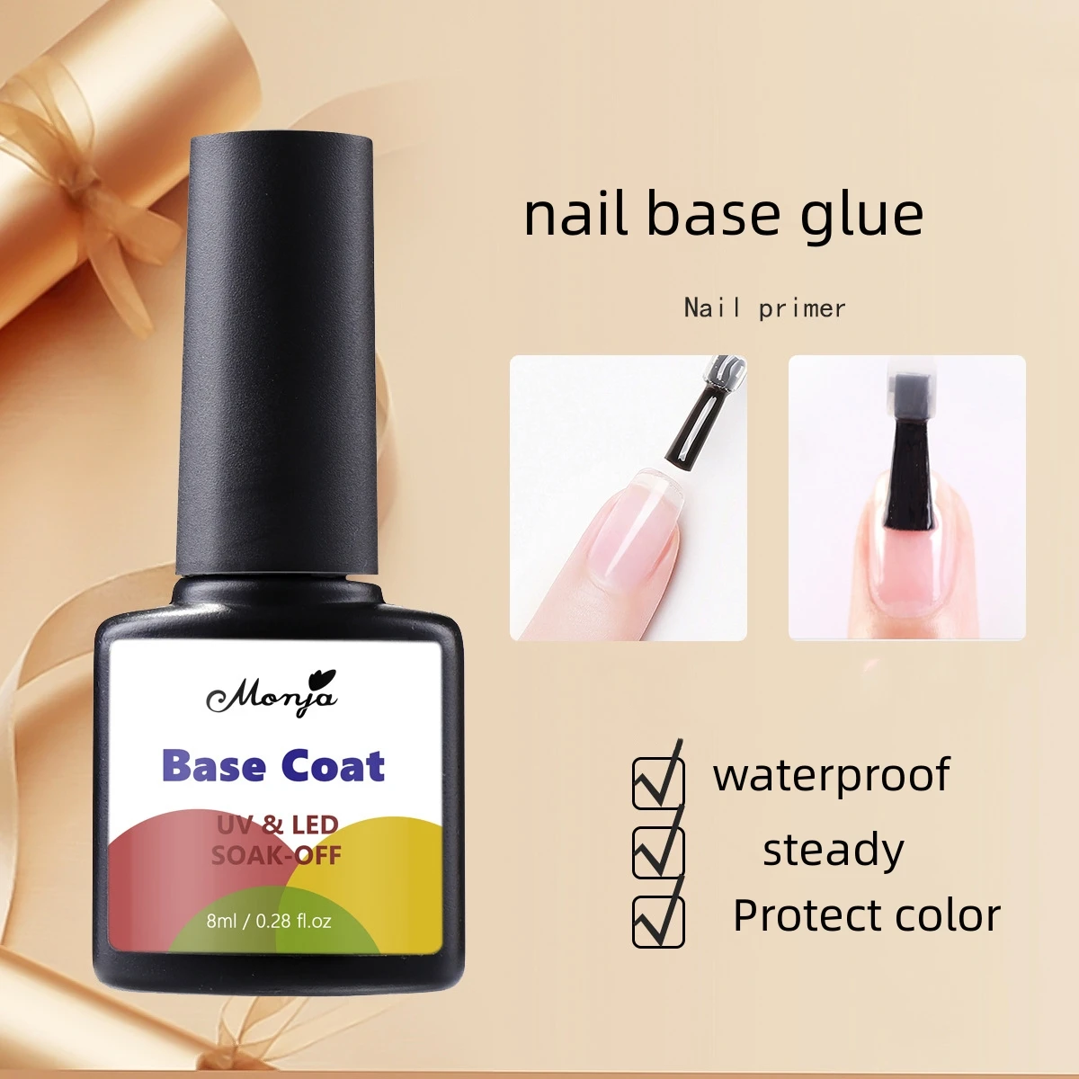 8ML/0,28 fl oz Nagel Gel Polnisch Nagel Liefert Semi Kein Wischen Top Coat Bunte Gel Nagellack permanent Soak Off UV LED Nagel Gel #