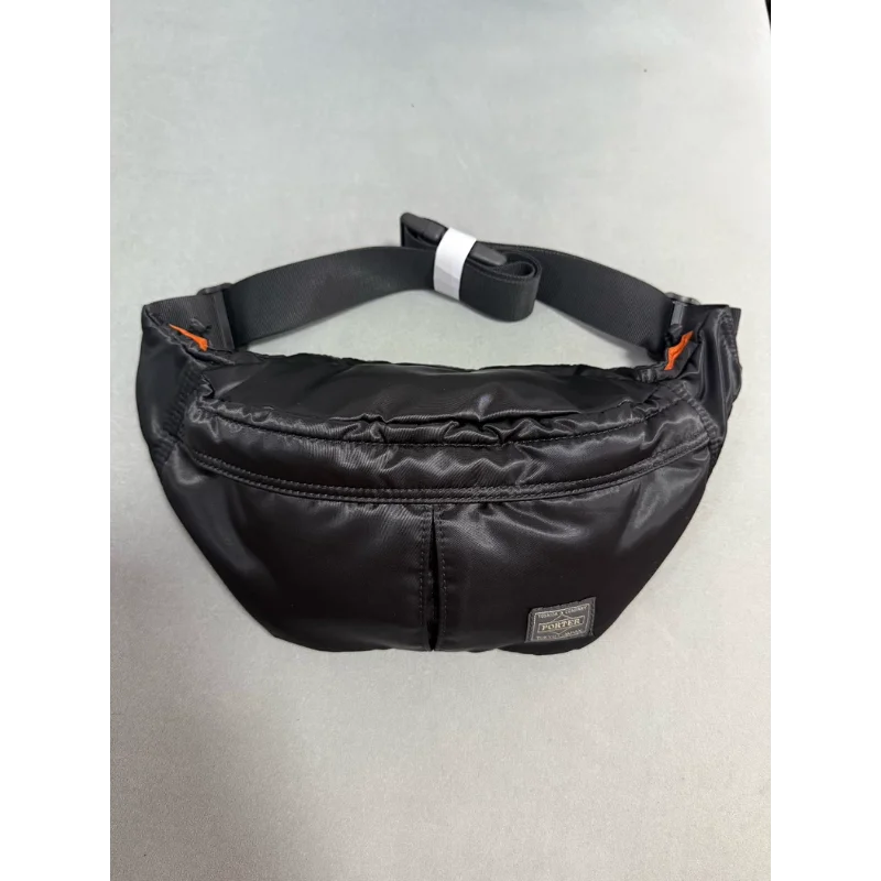 Porter Men Nylon Chest Waist Fanny Pack Pouch Portable Adjustable Strap Pocket Bag Daily Commute Cycling Hiking Outdoor Trip