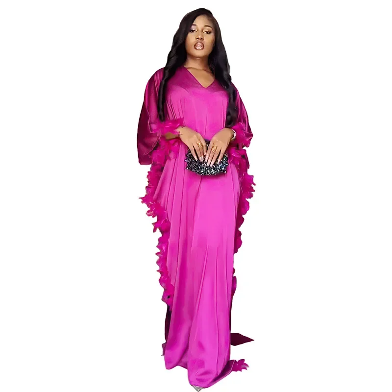 African Dresses for Women Traditional Muslim Fashion Boubou Dashiki Africa Clothes Ankara Outfits Evening Gown African Clothing