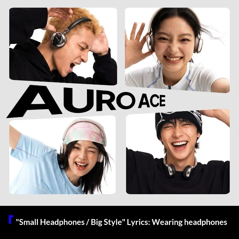 Edifier Auro Ace Over-Ear Bluetooth Headphones with Lyrics Display - Long Battery