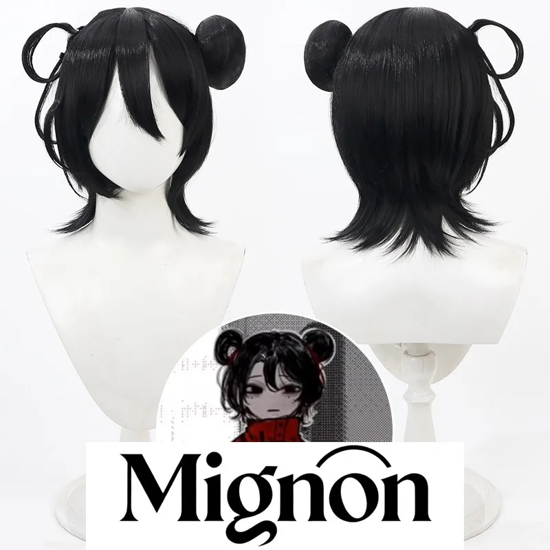 غطاء الرأس Li Yuting شعر مستعار تأثيري المسامير الشعر الأسود هدية عيد الهالوين