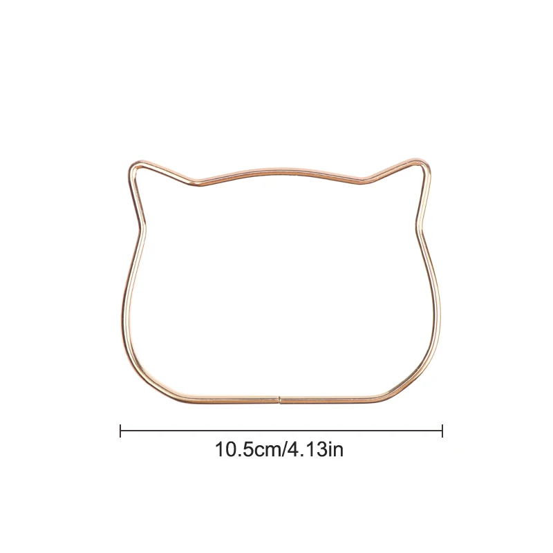 1Pc Tas Handvat Hardware Accessoires Rond Beer Hoofd Cat Head Vierkante Draagring Draagbare Vervangende Handtas Bagage Mode Diy