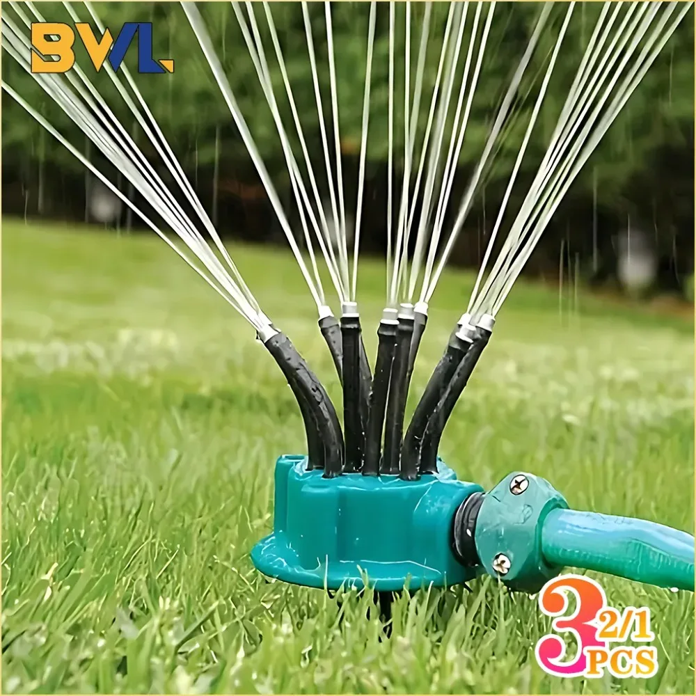 360-Degree Garden Automatic Multi-Function Sprinkler Garden Lawn Roof Cooling Watering Sprinkler Gardening Tool