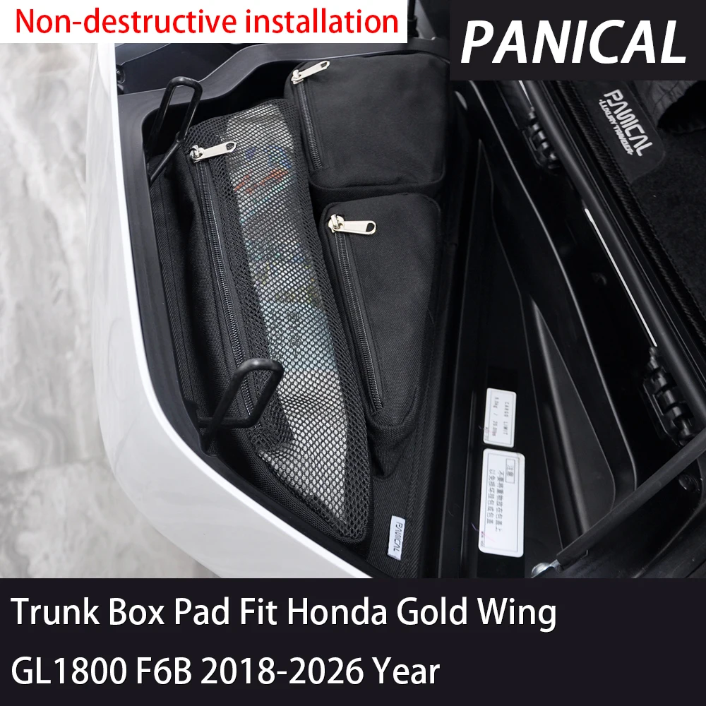 

Panical Inner Pad Left Right Saddlebag Storage Bag Protection For Honda Gold Wing GL1800 F6B 2018-2026 Black