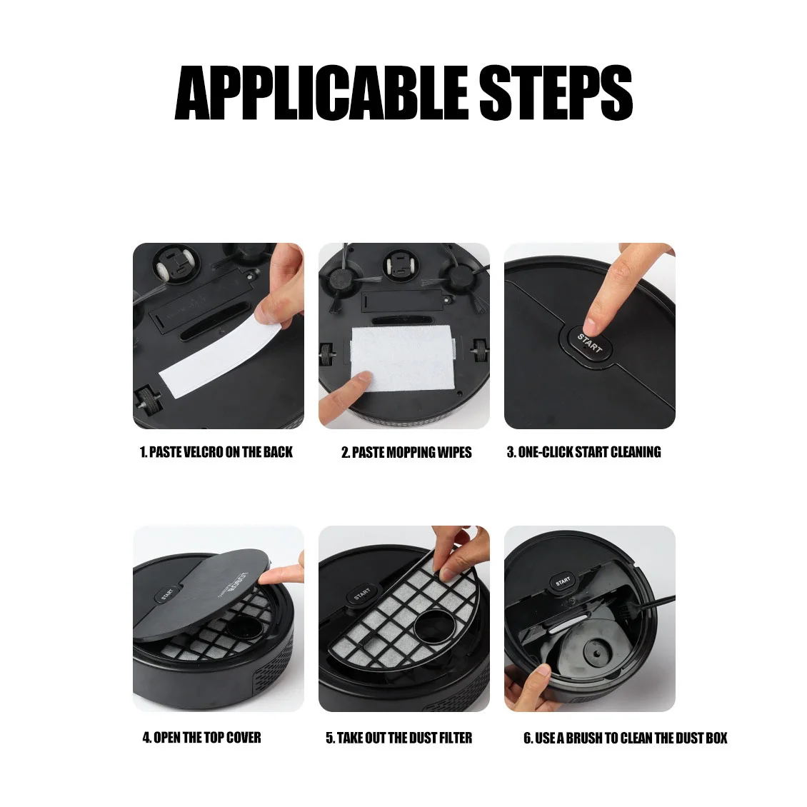 Automatic Robot Cleaner 3-in-1 Smart Wireless Sweeping Cleaning Robot Charging Intelligent Home Supply-A