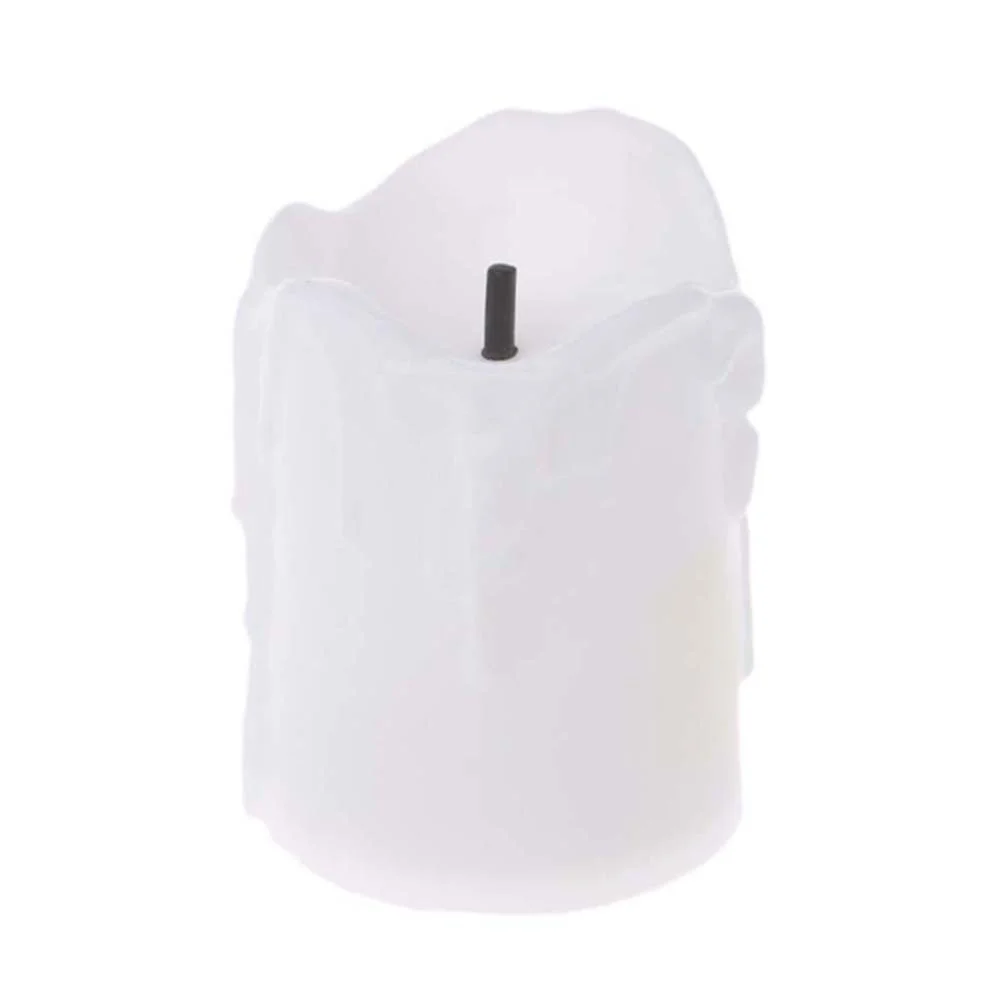 5 Pcs Operated Tea Light Flameless Candles Electric Votive Led Decorative Halloween Decorations Tealights