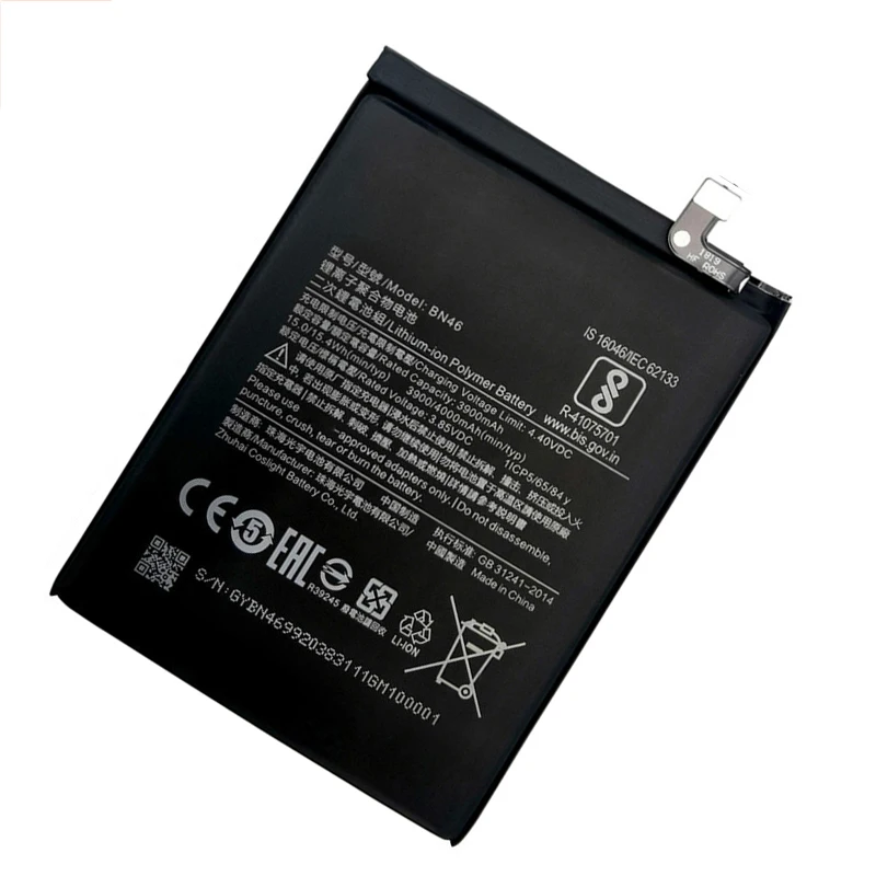 Replacement 4000mAh BN46 Battery For Xiaomi Redmi 7 Note8 Note 8 8T Phone Battery Bateria Batterie AKKU Free Tools view 5